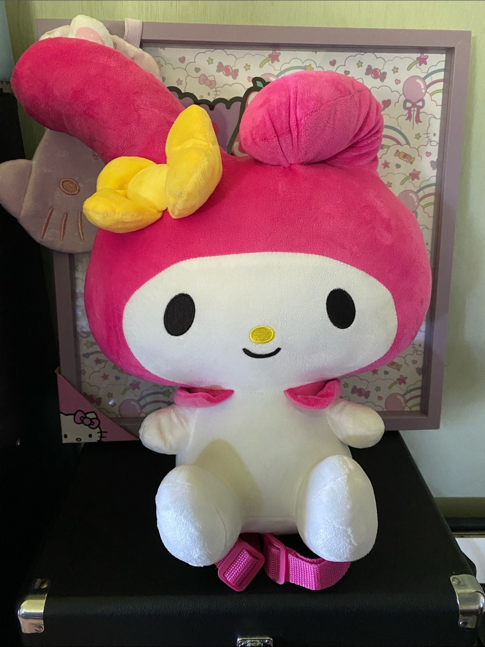NWT Sanrio My Melody Plush Backpack 🩷🖤